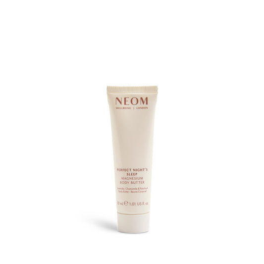 NEOM- Perfect Night's Sleep Magnesium Body Butter, 30ml | Lavender, Jasmine & Basil