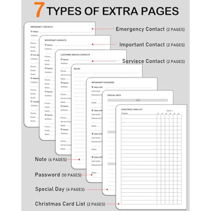 WEMATE Spiral Address Book with Alphabetical Tabs, Leather Password Book, Address Organizer Telephone Notebook Journal Keep Contact Safe Hardcover Large Print for Seniors Home Office 5.8″×8.2″, Green
