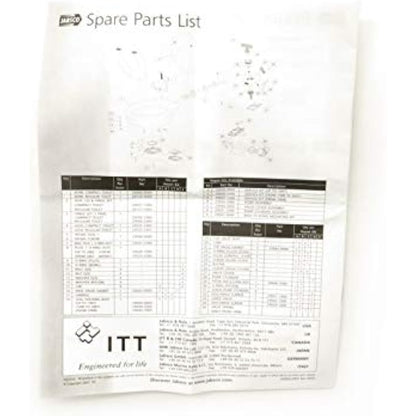 Jabsco 29045 Twist N Lock Marine Manual Toilet Service Kits
