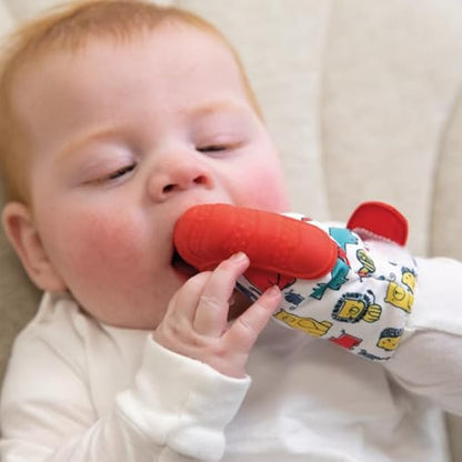Nuby Teething Mitt, Red
