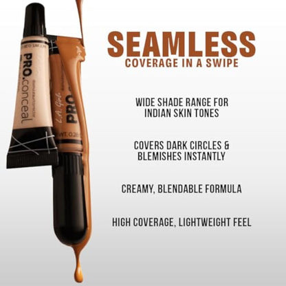 L.A. Girl Cosmetics Pro Conceal HD Concealer, Creamy Beige 8 g