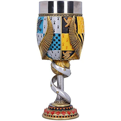 Nemesis Now Harry Potter Collectible Goblet, Resin, Yellow, 19.5cm