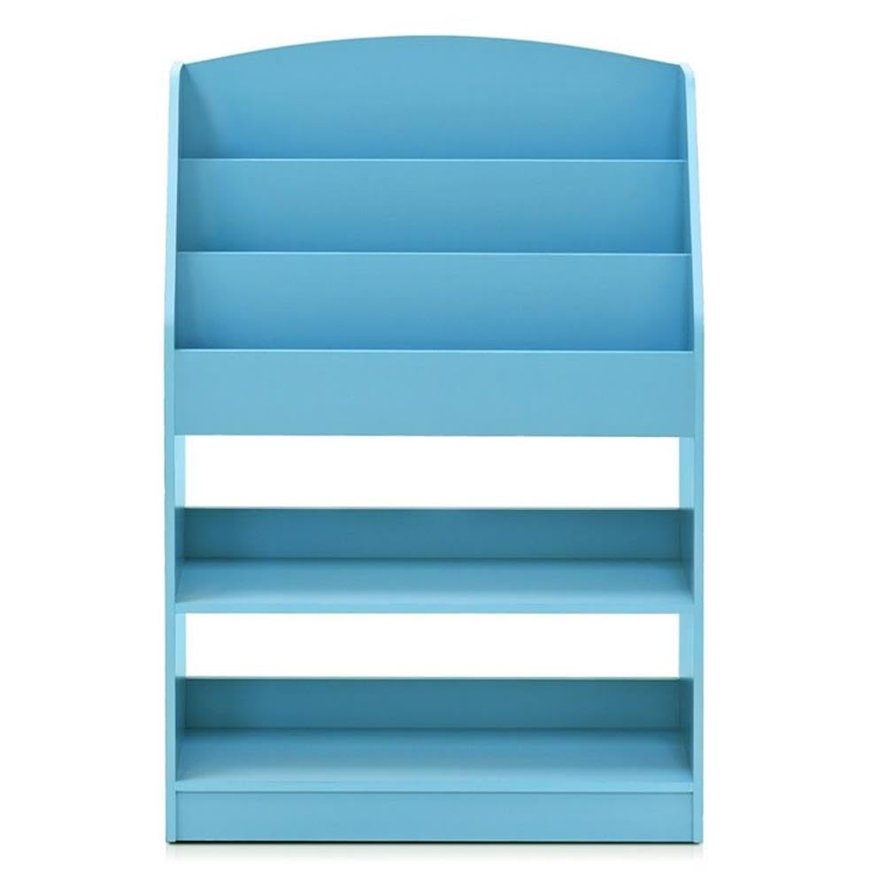 Furinno LOVA Book Shelf, 5-Tier Magazine Bookshelf, Bookcase with Open Shelves Storage, 9.4 x 24.6 x 37, for Living Room, Bedroom, Home Office