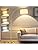 GyroVu Arc Floor Lamp for Living Room,Free Standing Lamp with Adjustable Lamp Head,3 Color Temperatures Tall Lamp with Foot Switch Arched Corner Lamp for Bedroom Office