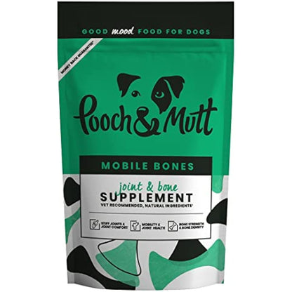 Pooch & Mutt - Mobile Bones, Supplement for Dog Joints (Comfort, Mobility and Strength), 200g