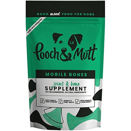 Pooch & Mutt - Mobile Bones, Supplement for Dog Joints (Comfort, Mobility and Strength), 200g
