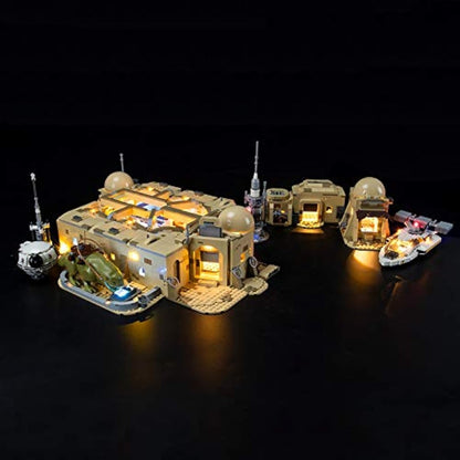 BRIKSMAX Led Lighting Kit for LEGO Star Wars Mos Eisley Cantina, Led Light Set Add-on for LEGO Set 75290(Not Include Lego Model)