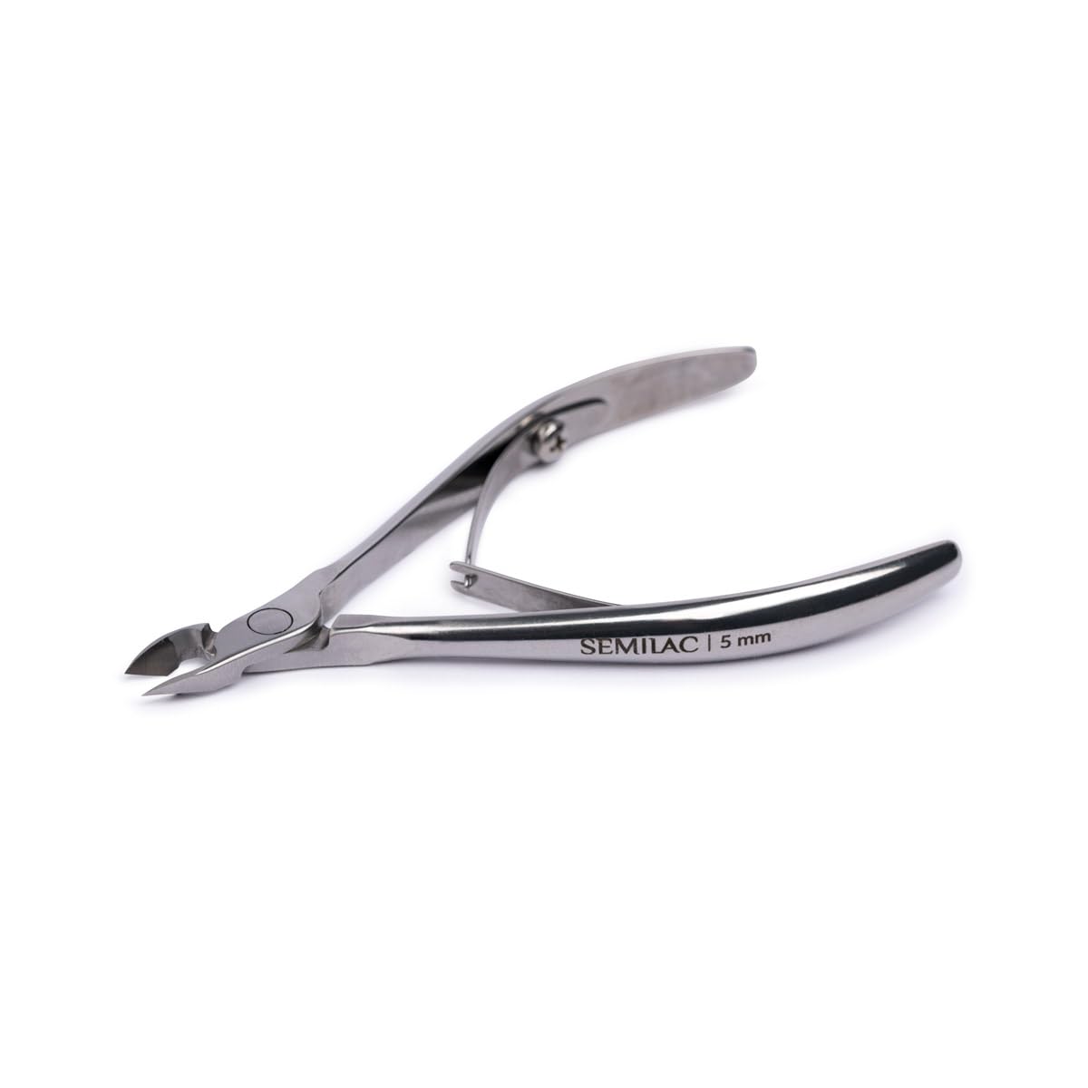 Semilac Professional Cuticle Remover with Precise 5 mm Blades - Surgical Stainless Steel Cuticle Nippers - Ideal Nail Scissors - Handy and Comfortable