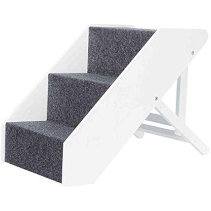TRIXIE furniture step for dogs - three-way adjustable - foldable - for indoors - helps dogs e.g. on beds and sofas - up to 40 kg - 39488