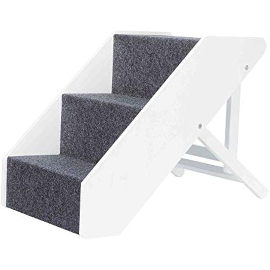 TRIXIE furniture step for dogs - three-way adjustable - foldable - for indoors - helps dogs e.g. on beds and sofas - up to 40 kg - 39488