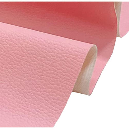 A-Express Grained Faux Leather Fabric Waterproof Heavy Duty Leatherette Vinyl Leathercloth Upholstery Textured Material - Light Pink 2 Metres 200cm x 140cm