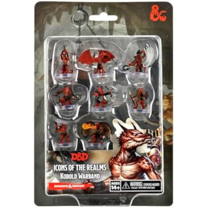 WizKids Dungeons and Dragons Icons of the Realms - Kobold Warband, Tabletop DnD Miniatures