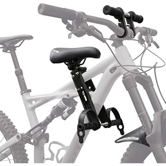 Kids Ride Shotgun - Child Bike Seats & Handlebar Combos - Front Mounted, For children aged 2~5 years, Fits Most Adult Modern Mountain Bikes, Adjustable for Comfort