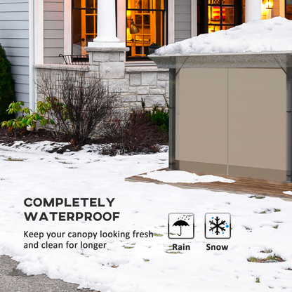 3 x 3 (m) Gazebo Protective Cover, Waterproof Cover for Canopy, Tent