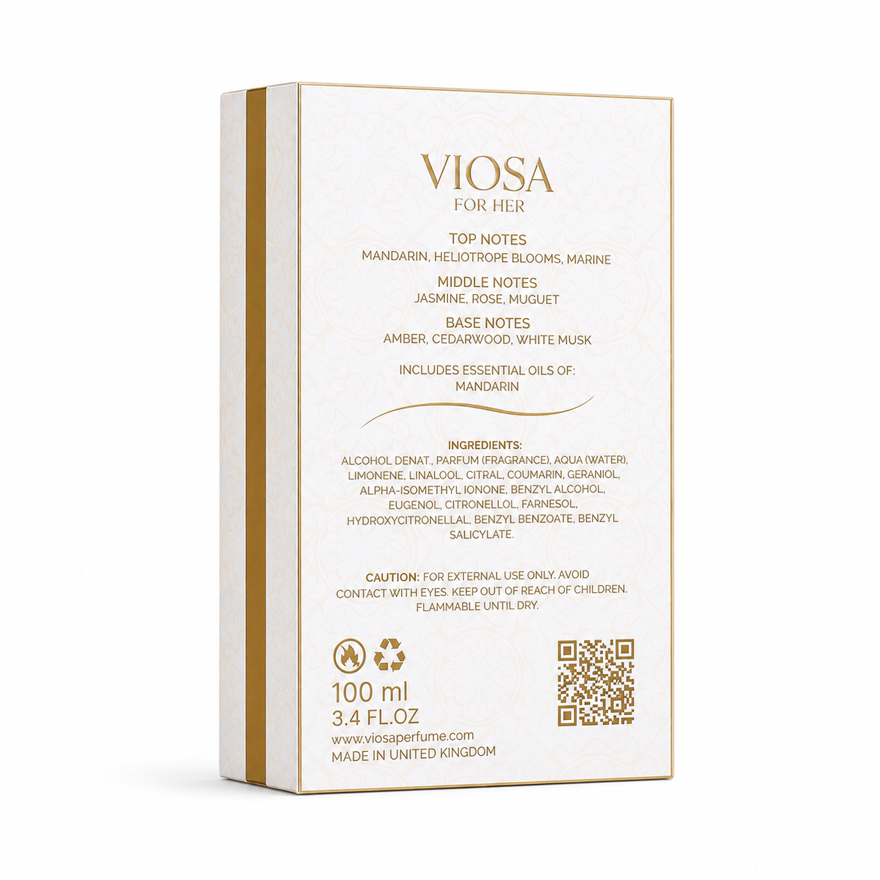 Viosa For Her Eau de Parfum 100ml | Luxury Women’s Fragrance