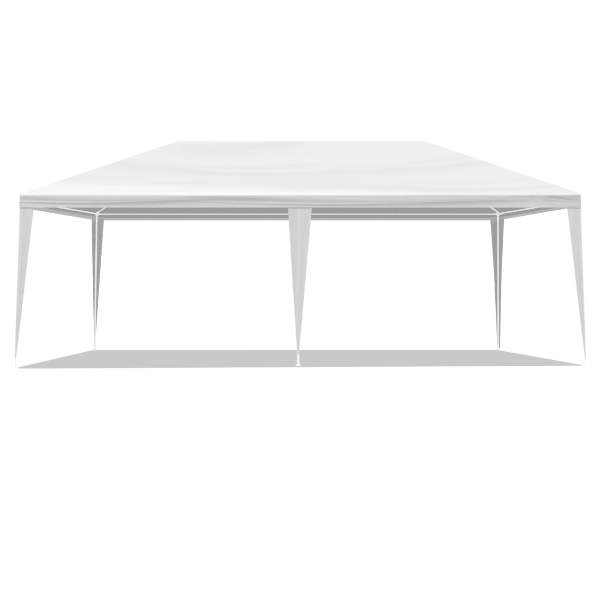 10'X20' Outdoor Party Tent with 4 Removable Sidewalls, Waterproof Canopy Patio Wedding Gazebo, White