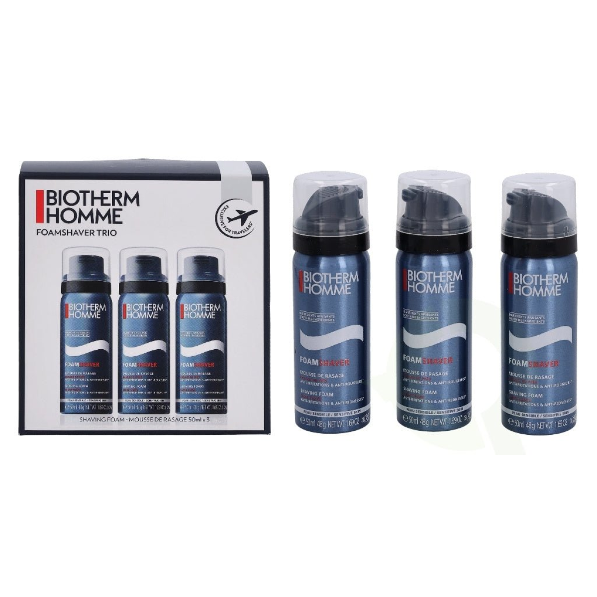 Biotherm Homme Sensitive Shaving Foam (3 x 50ml)