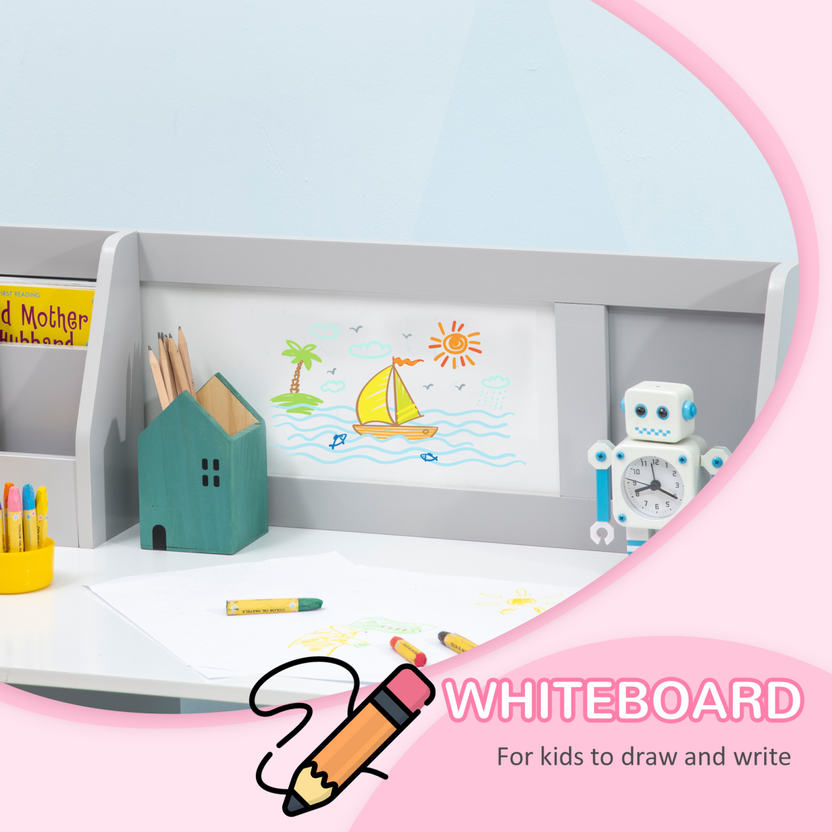 Kids Desk and Chair Set