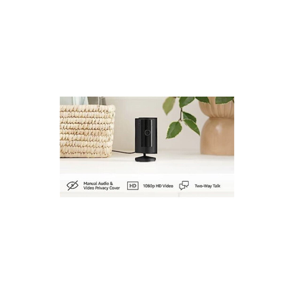 Ring Indoor Camera 2nd Gen Security Cam 1080p HD Video Black