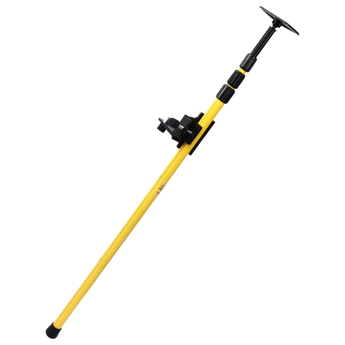 2.8 Meter Laser Leveling Telescoping Pole Adjustable Mounting Pole for Rotary and Line Lasers