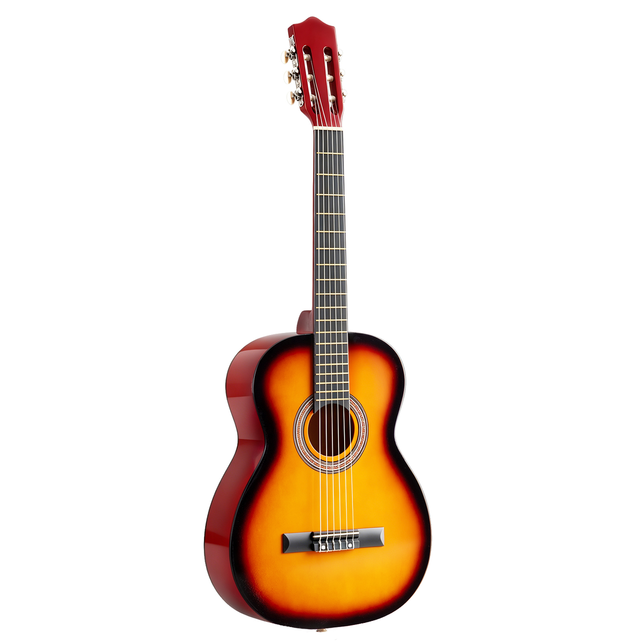 39 Inch Basswood Classical Folk Guitar Sunset Color