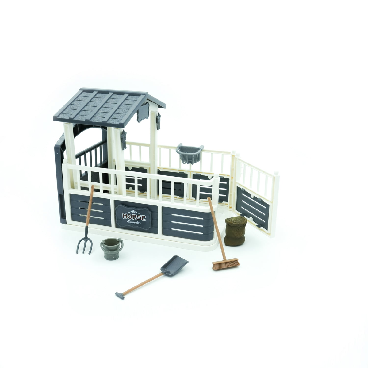 Horse Stable Playset  Equestrian Toy Set