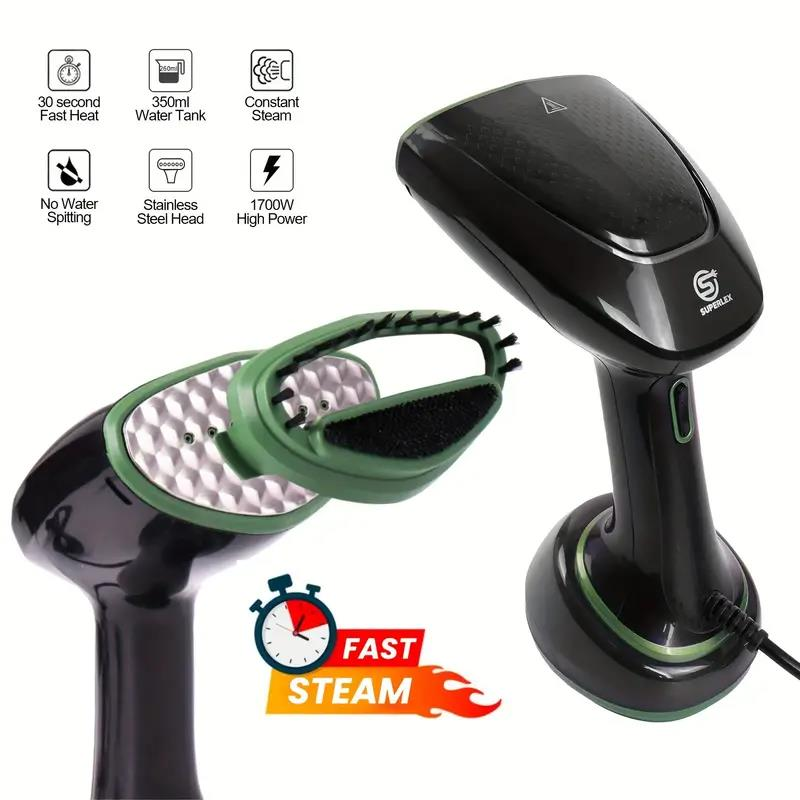 350ml Portable Garment Steamer – Handheld Fabric Wrinkle Remover for Clothes
