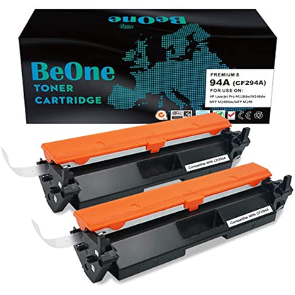 BeOne 2X 94A CF294A 94X CF294X Toner Cartridges Compatible for Laserjet Pro M118dw M148dw M148fdw M149fdw Printers (2 Black)