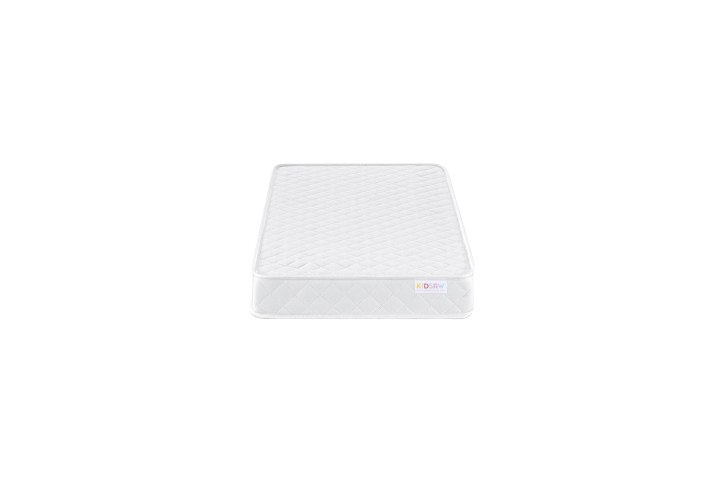 Kidsaw, Medium Firmness, Sprung Toddler Cotbed Mattress, White, 140 x 70