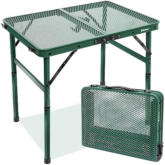 E EASTSTORM Camping BBQ Table Outdoor Folding Picnic Table 23.6”x 15.7”- Portable, Compact & Foldable for Easy Storage - Great for Picnic, Garden, Patio, Dining, Party, Market