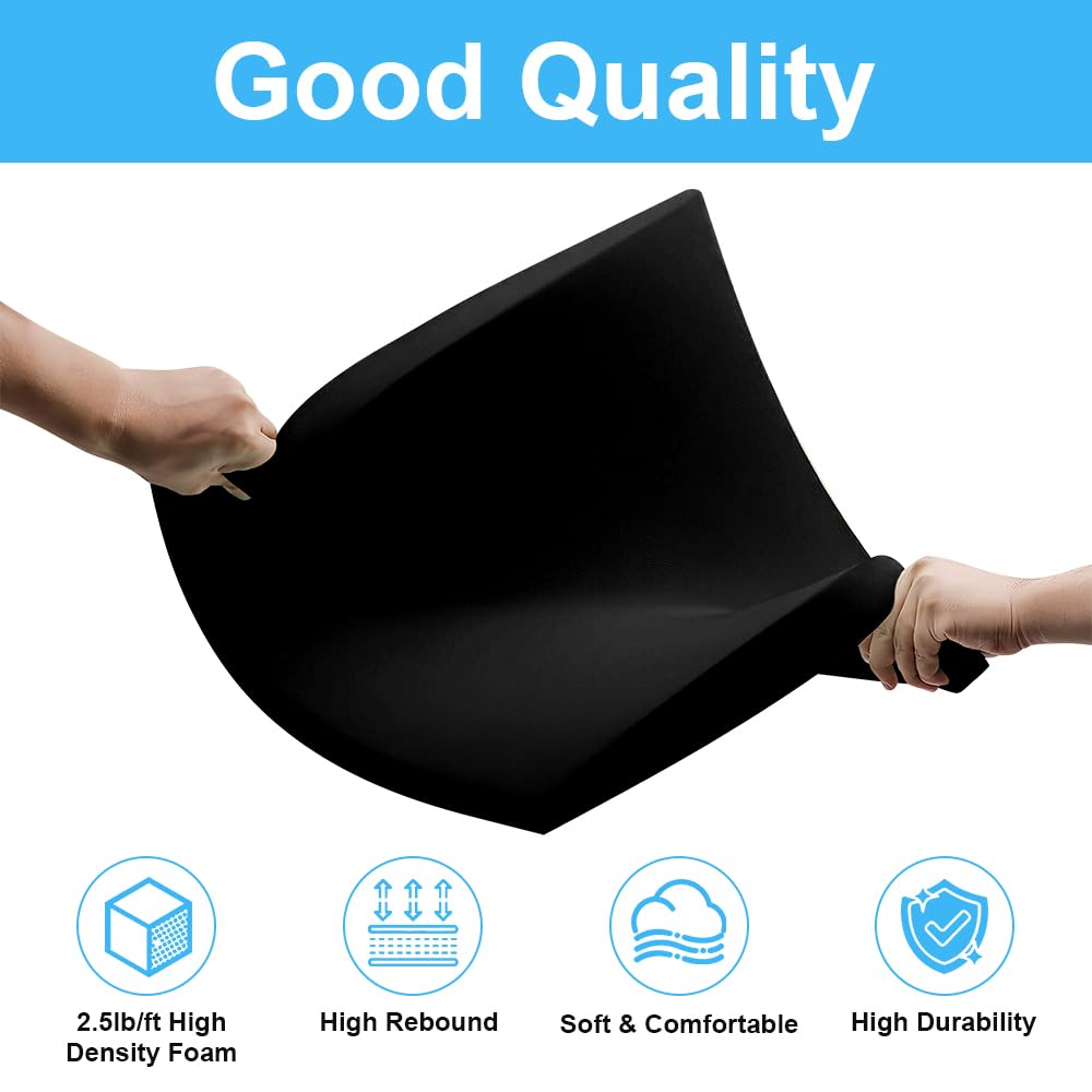 JOAASU 2PCS 50 x 50cm Sofa Cushion Support for Sagging Seat, Sofa Repair Foam, Cushion Sag Repair, High Density Foam