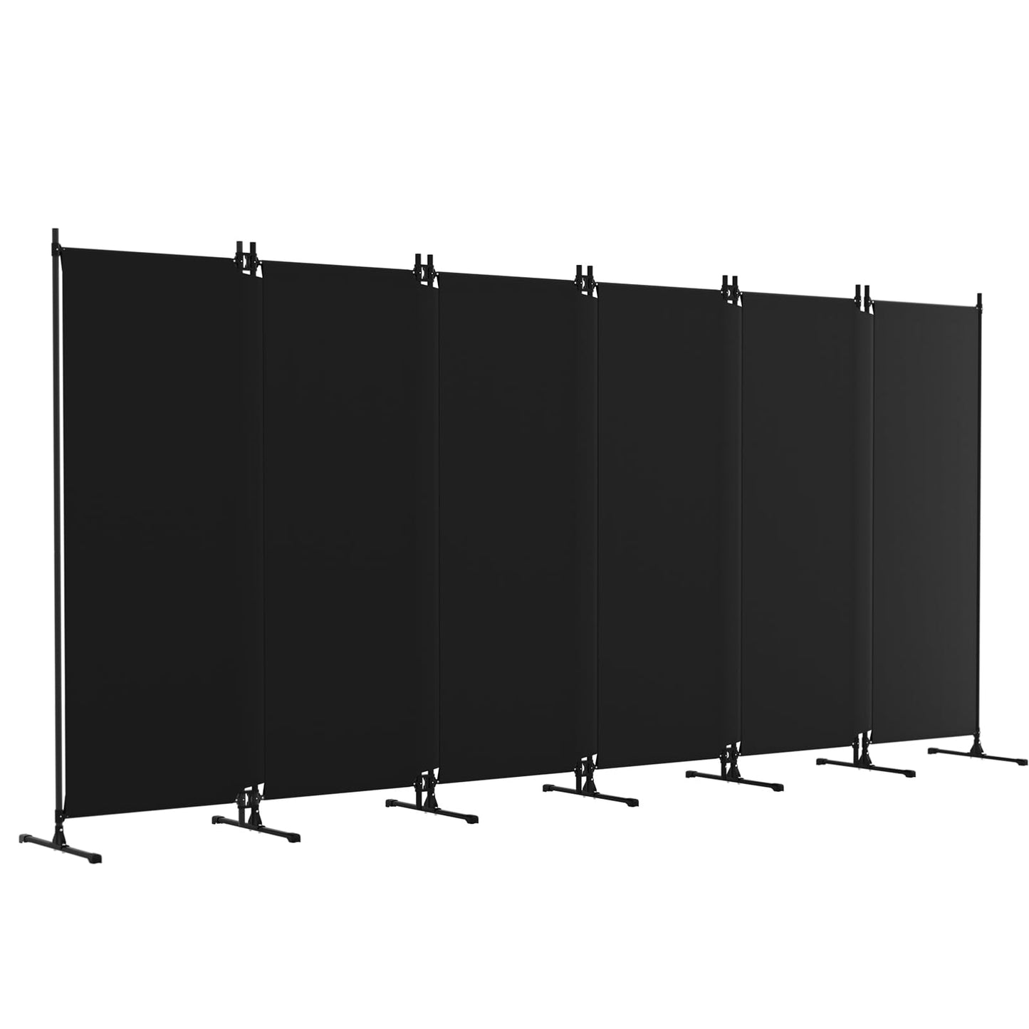 Kokorona Folding Room Divider 6 Panel, Portable Privacy Screen for Home Office, Partiton Wall Room Divider for Room Separation, Easy Installation