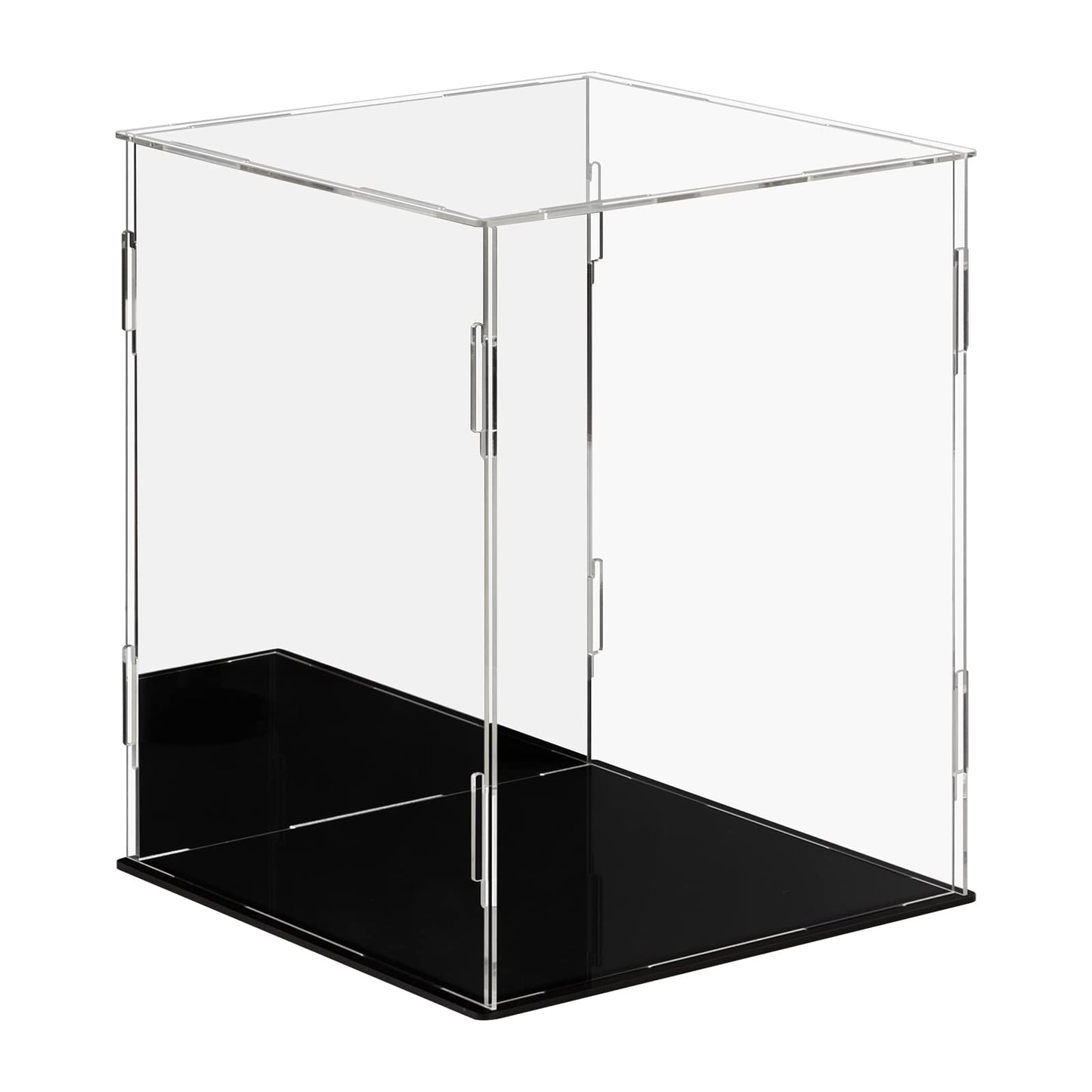 Dezzer Acrylic Display Case with Black Base for Collectibles