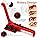 Apstour Heavy Duty Hand Pallet Strapping Banding Kit 3 -Manual Banding Set with Tensioner, Sealer, 100PCS Open Clips Seals for 11-19mm Width PET/PP Plastic Strap
