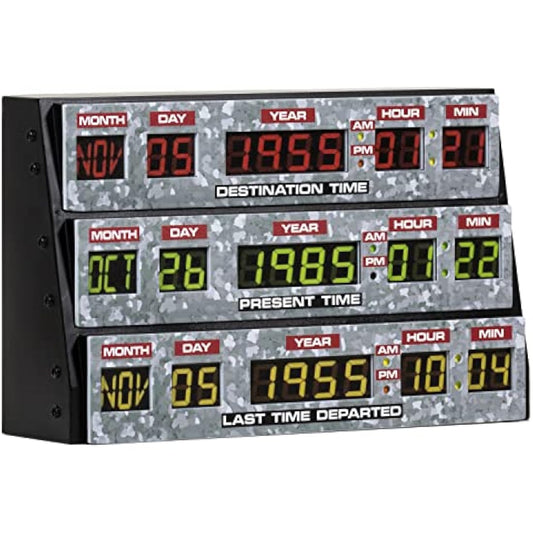 Numskull Back to The Future 3D Lamp Wall Light Plastic - Ambient Lighting Gaming Accessory for Bedroom, Home, Study, Office, Work - Official Back to The Future Merchandise