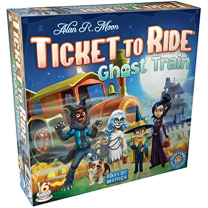 Days of Wonder Ticket to Ride - Ghost Train (First Journey) Board Game Ages 6+ 2-4 Players 15-30 Minutes Playing Time, DOW720035