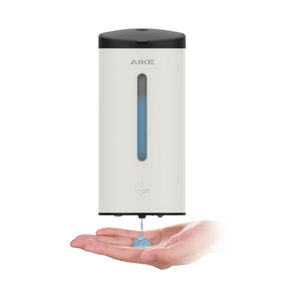 AIKE AK1205 New Soap Dispenser Wall Mounted, 800ML Stainless Steel Wall Soap Dispenser, Automatic Hand Soap Dispenser No Drilling, Hand Sanitizer