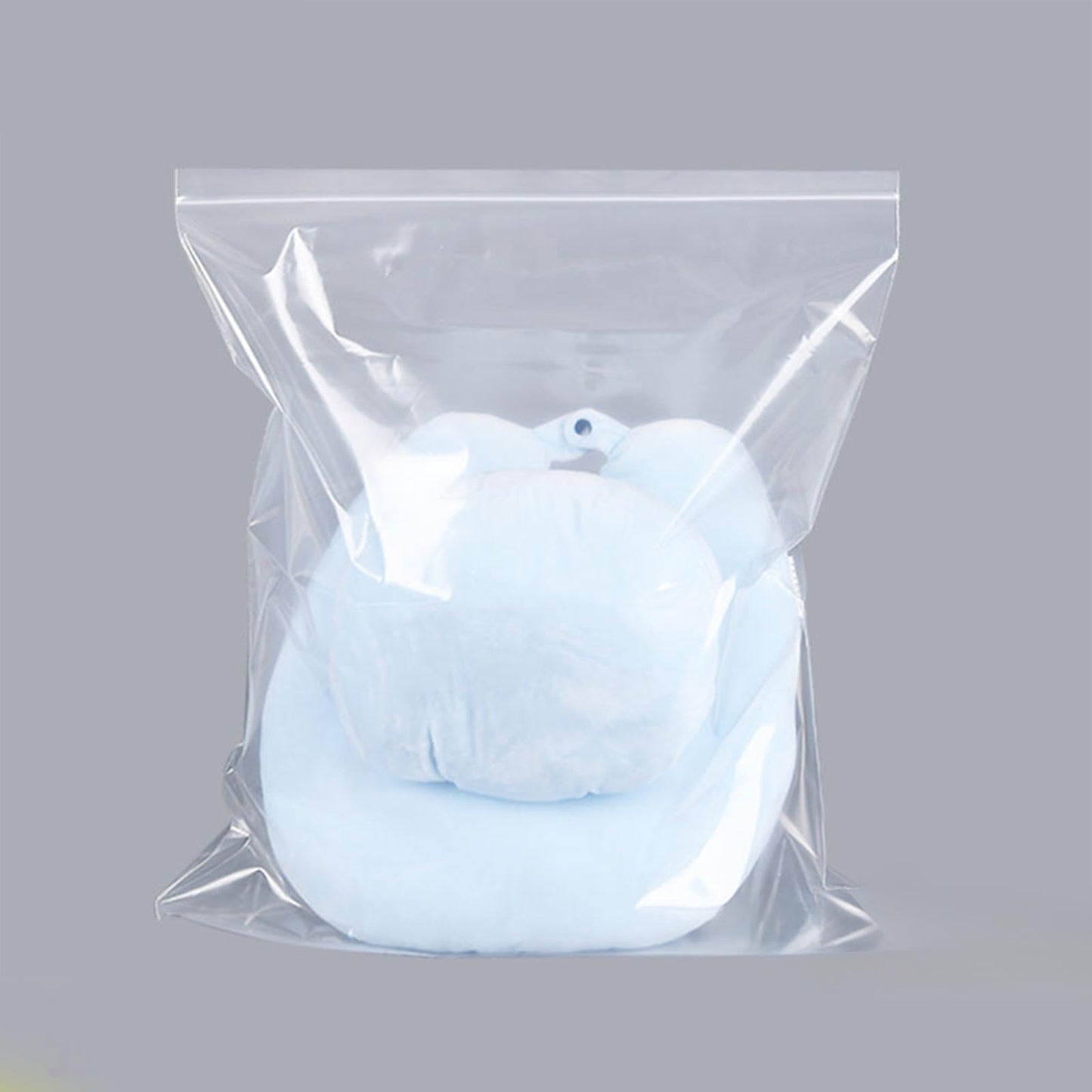 20 Large Zip Lock Bags, 40x60cm Reusable Clear Plastic Storage Bags for Clothes, Travel, Kitchen, Waterproof Sealable Bags for Home, School, Hospital