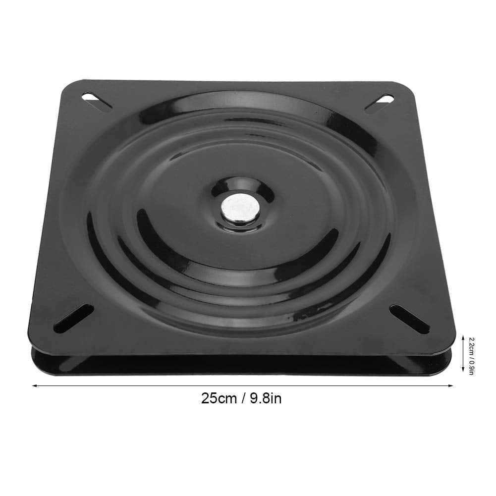 EVTSCAN 10" 360° Universal Square Swivel Base Plate, Bar Stool Swivel Replacement Seat Swivel Base Bar Stool Swivel Plate