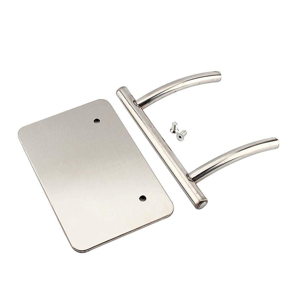 Estink Salon Foot Rest, Stainless Steel Footrest Hair Chair Salon Barbers Equipment for Tattoo Hairdressing (Pack of 1)
