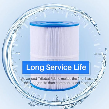 POOLPURE Hot Tub Filter Replacement for Unicel C-8465, Pleatco PWK65, Filbur fc-2390 Hot Springs Filter Spa filter (invoice available)