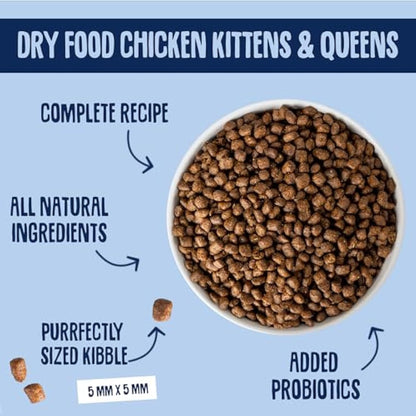 Scrumbles Complete Dry Kitten Food, Gluten Free Recipe, 750g,package may vary