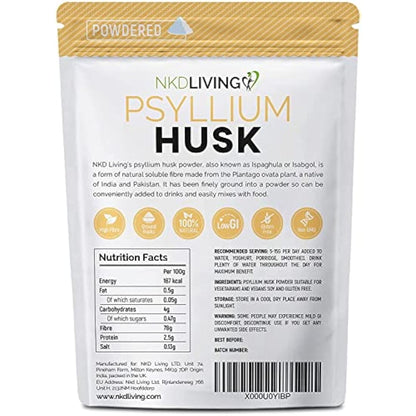 Psyllium Husk Powder by NKD Living 1kg (2 x 500g)