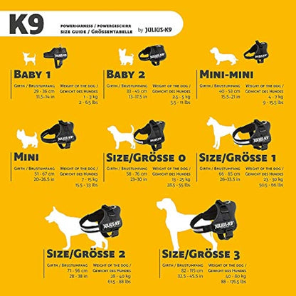 JULIUS-K9Powerharness, Size: M/0, Anthracite