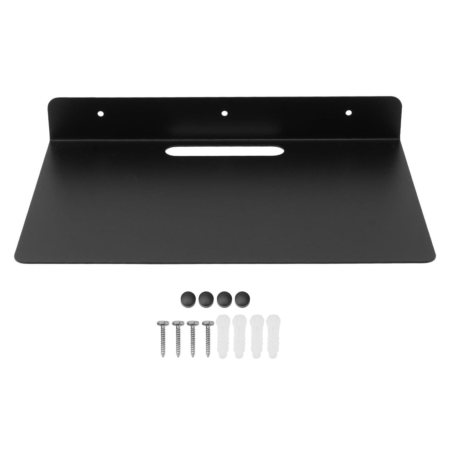 TOPINCN Floating AV Shelf Thickened Projector Router Camera Rack Mounted Box Sturdy Rack for Set Top Box Bracket Audio Visual Shelving