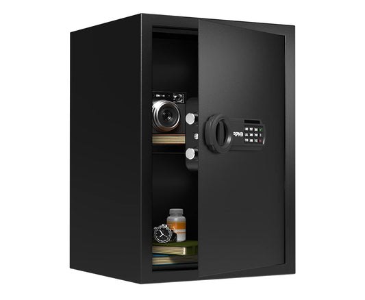RPNB Deluxe Safe and Lock Box, Electronic Money Box, Alloy Steel, Digital Keypad Safe Box, Perfect for Home Office Hotel Business Jewelry Cash Use