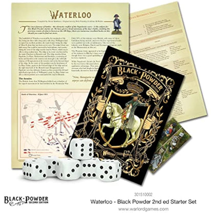 Warlord Games Waterloo Starter Set - 28mm Scale Plastic Miniatures for Black Powder Highly Detailed Napoleonic Era Miniatures for Table-top Wargaming