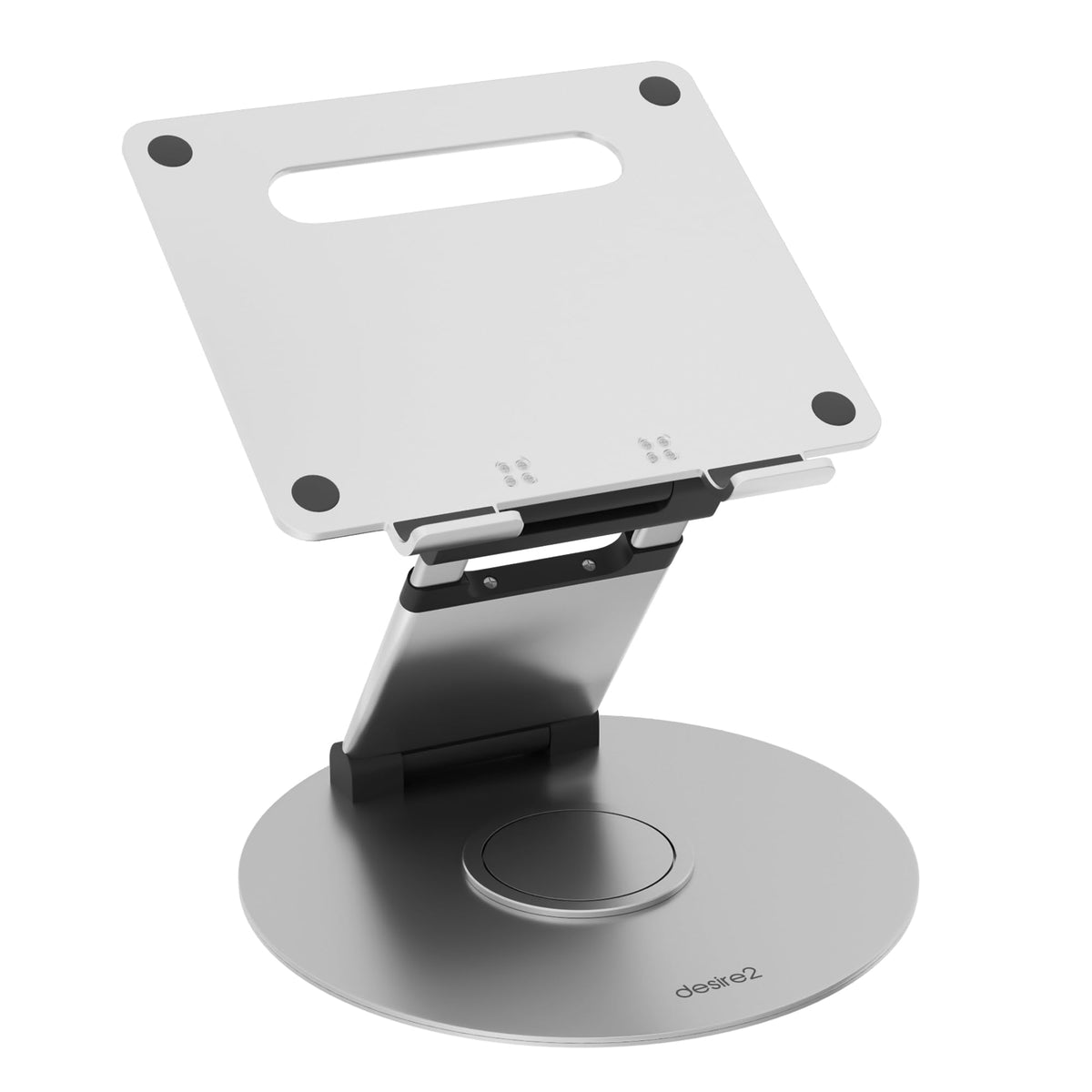 Desire2 Sit Stand Supreme 360, 10-17.3 inch Laptop Stand, Height Adjustable up to 50cm, Quick Release, Aluminium, Silicone Pads