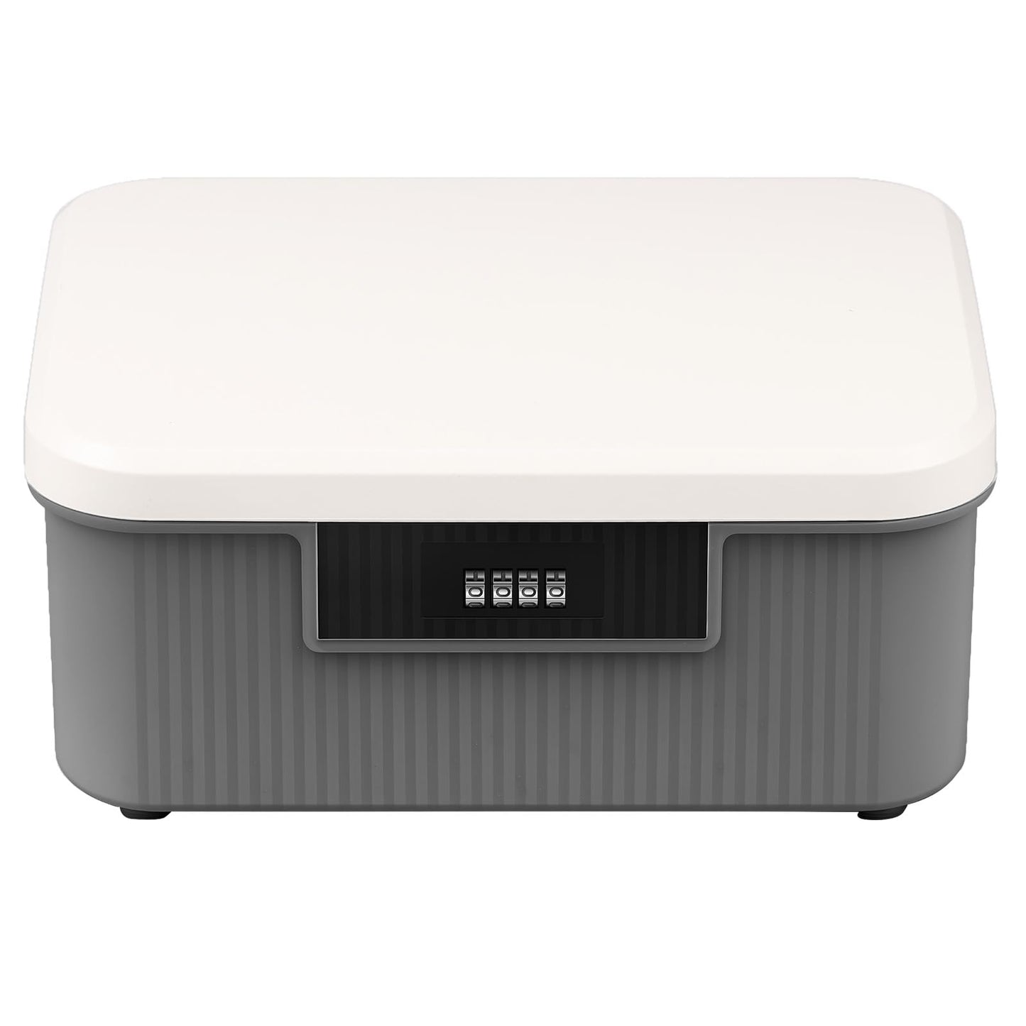 Dandelionsky Lockable Box Large Medicine Box with Combination Lock, 25×20×10cm Fridge Box with Built in Removable Tray