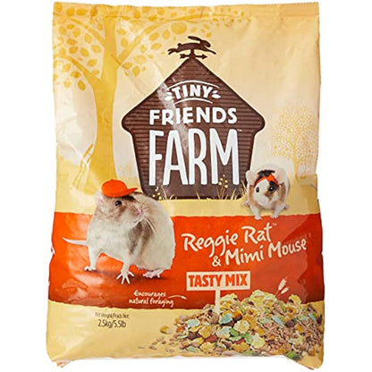 Supreme Petfoods Tiny Friends Farm Reggie Rat and Mimi Mouse Tasty Mix 2.5kg